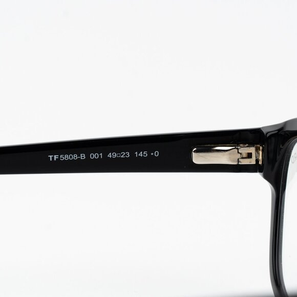 Tom Ford Men Eyeglasses Black Clear Blue Light Block Square FT5808 001 BRAND NEW - Picture 5 of 9